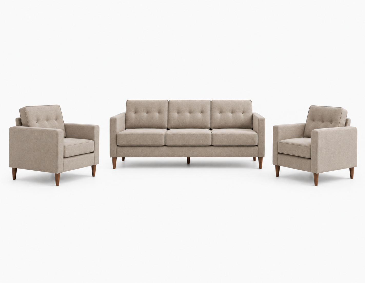 Modern 3+1+1 Sofa with Storage view 2